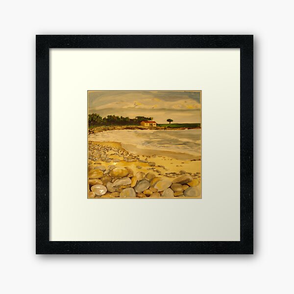 pebble beach panel 1 Framed Art Print