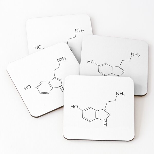 Item preview, Serotonin Molecule designed and sold by laurenpears.