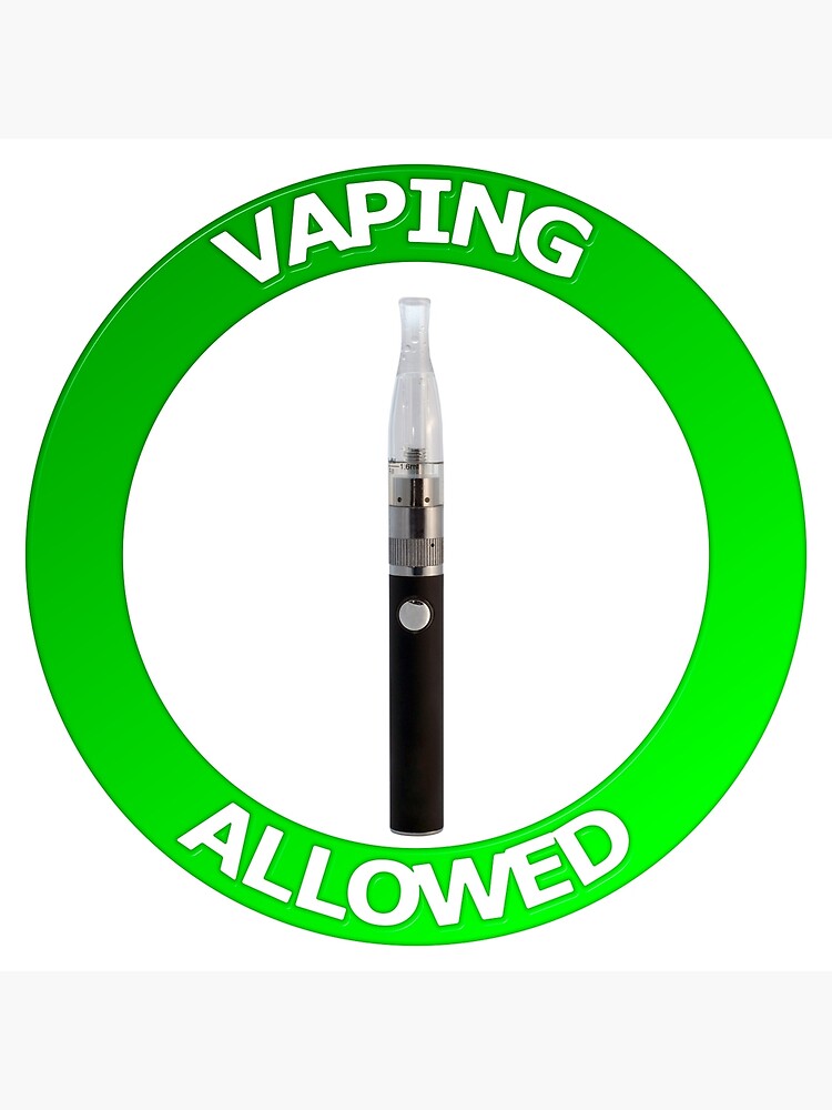 Vaping Allowed Sign