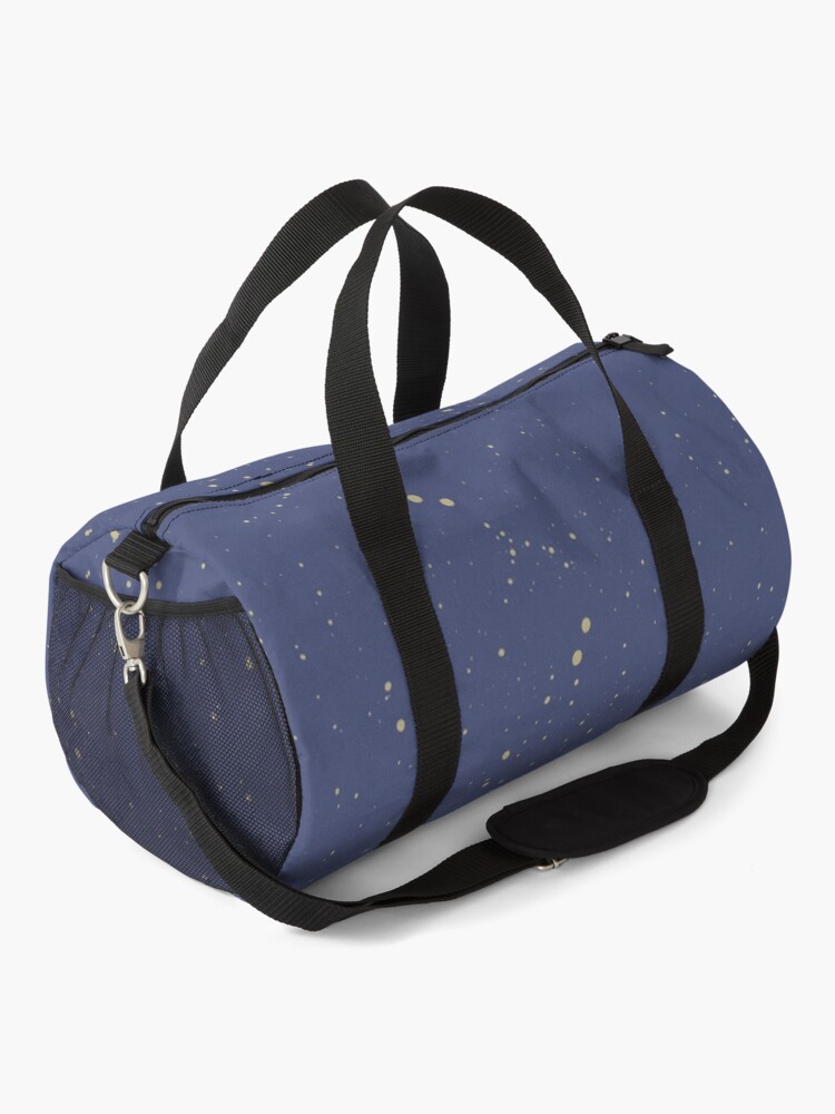 Alternate view of Navy Blazer and Gold Speckled Pattern Duffle Bag
