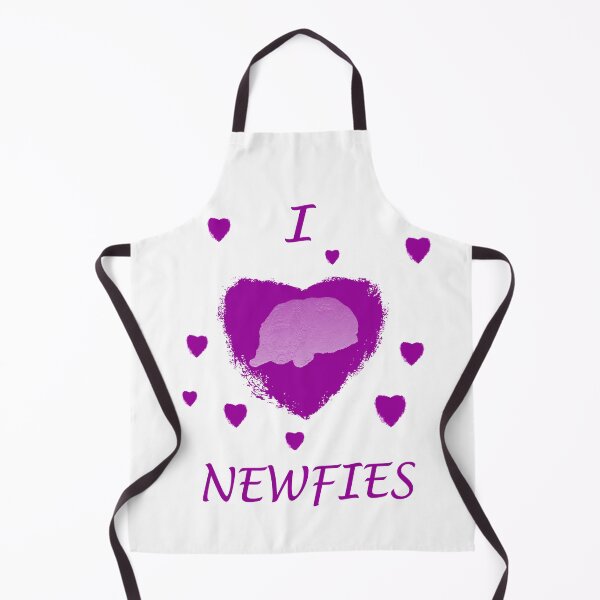 Item preview, Dog Newfoundland heart purple designed and sold by Moonyflower.