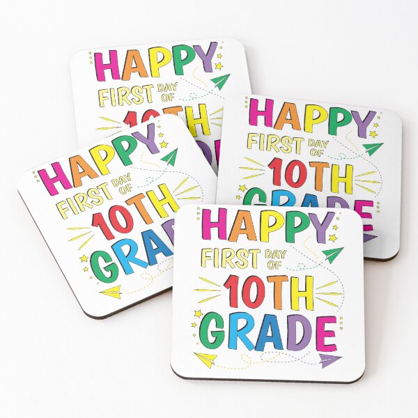 Item preview, 10th Grade Tenth Happy First Day of School designed and sold by ZNOVANNA.