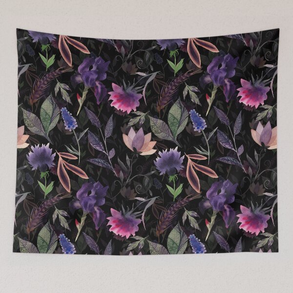 Item preview, Flower pattern. Black designed and sold by Emma   Reznikova.