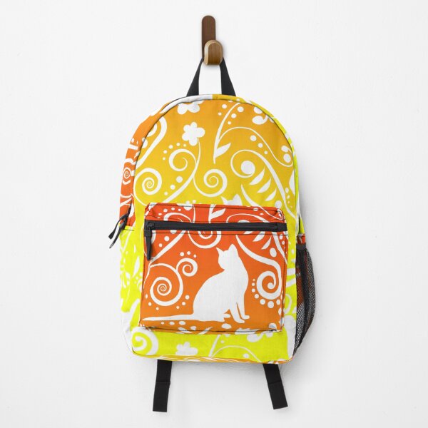 Item preview, Cat and Flowers - Lemon & Tangerine RS (Citrus Lover Collection) designed and sold by CreativityRoams.