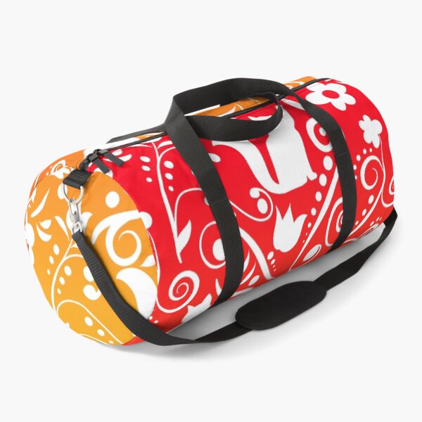 Item preview, Cat and Flowers - Tangerine & Grapefruit (Citrus Lover Collection) designed and sold by CreativityRoams.