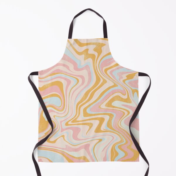 Item preview, Psychodelic Peach Pink Blue Aesthetic Pattern designed and sold by MarzStudio.