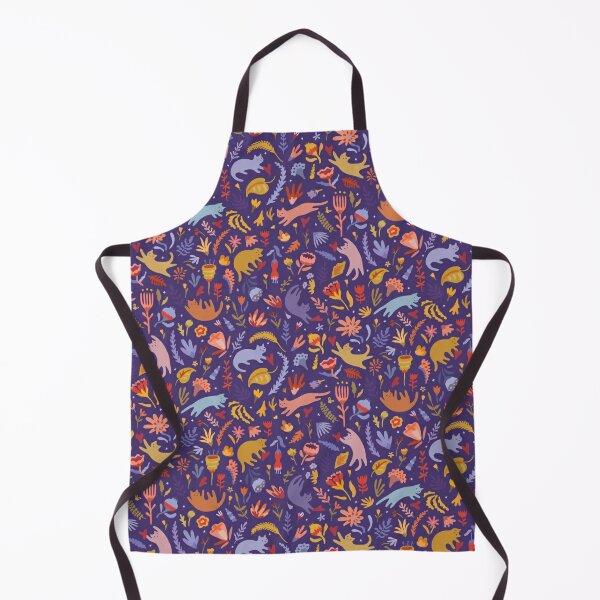 Candy Cats in the Magic Garden Apron