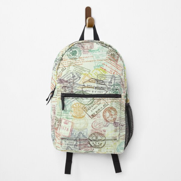 Item preview, Passport Stamps Pattern designed and sold by junkydotcom.