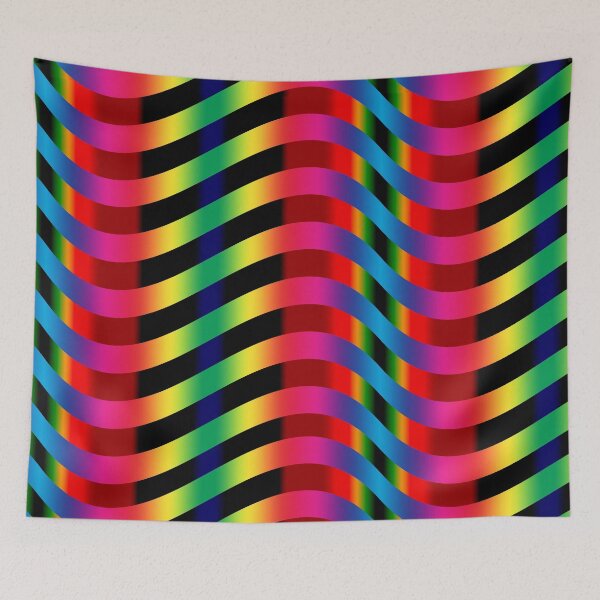 Item preview, Vibrant Wiggly Line Pattern designed and sold by MarkUK97.
