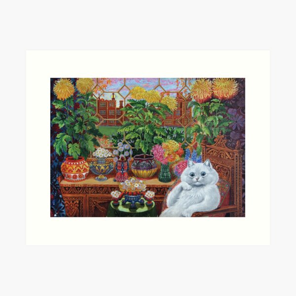 Master of Cat College by Louis Wain Art Print