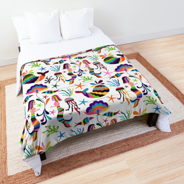 Otomi Style Marine Life Pattern Comforter