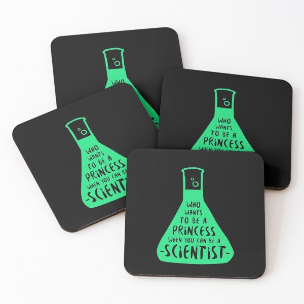 Item preview, Who wants to be a princess when you can be a scientist in green designed and sold by whatafabday.
