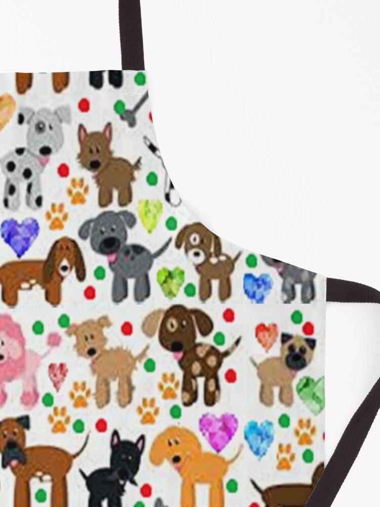 Alternate view of  Lovable dogs cute design Apron