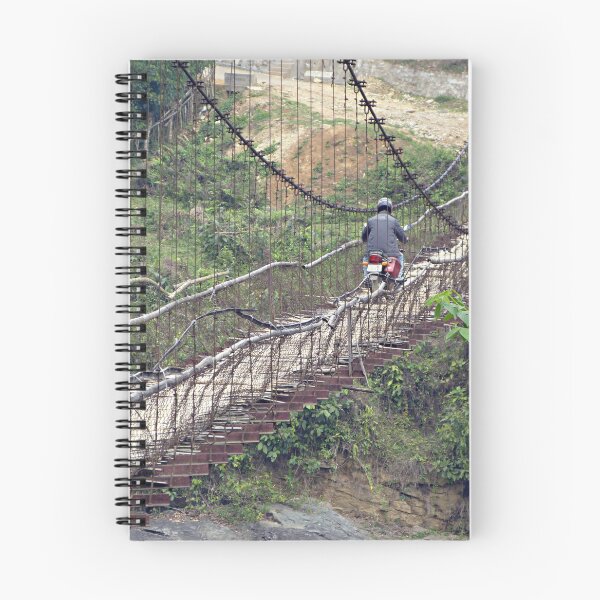Item preview, Motorbike Riding over Bamboo Suspension bridge designed and sold by worldways.