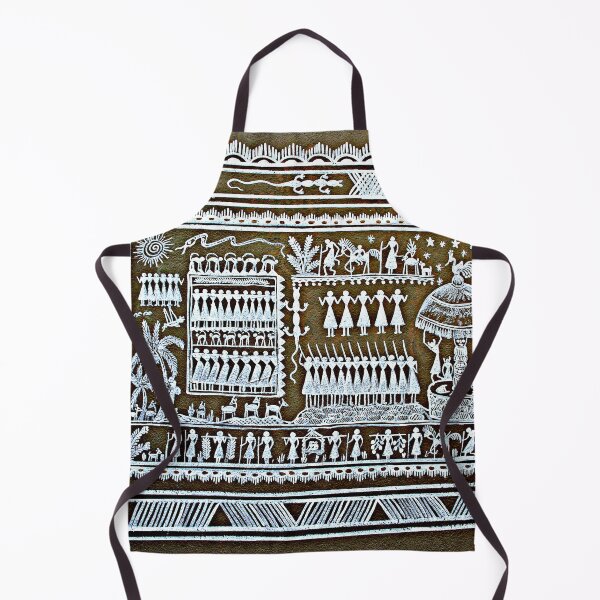 Item preview, Tribal Art Saura Painting Graffiti, Odisha, India designed and sold by worldways.
