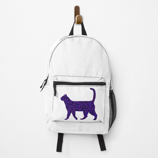 Item preview, Purple leaf pattern on mystical Cat || Feline designed and sold by vineeth.