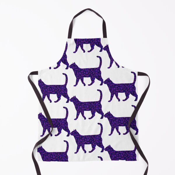 Item preview, Purple leaf pattern on mystical Cat || Feline  designed and sold by vineeth.