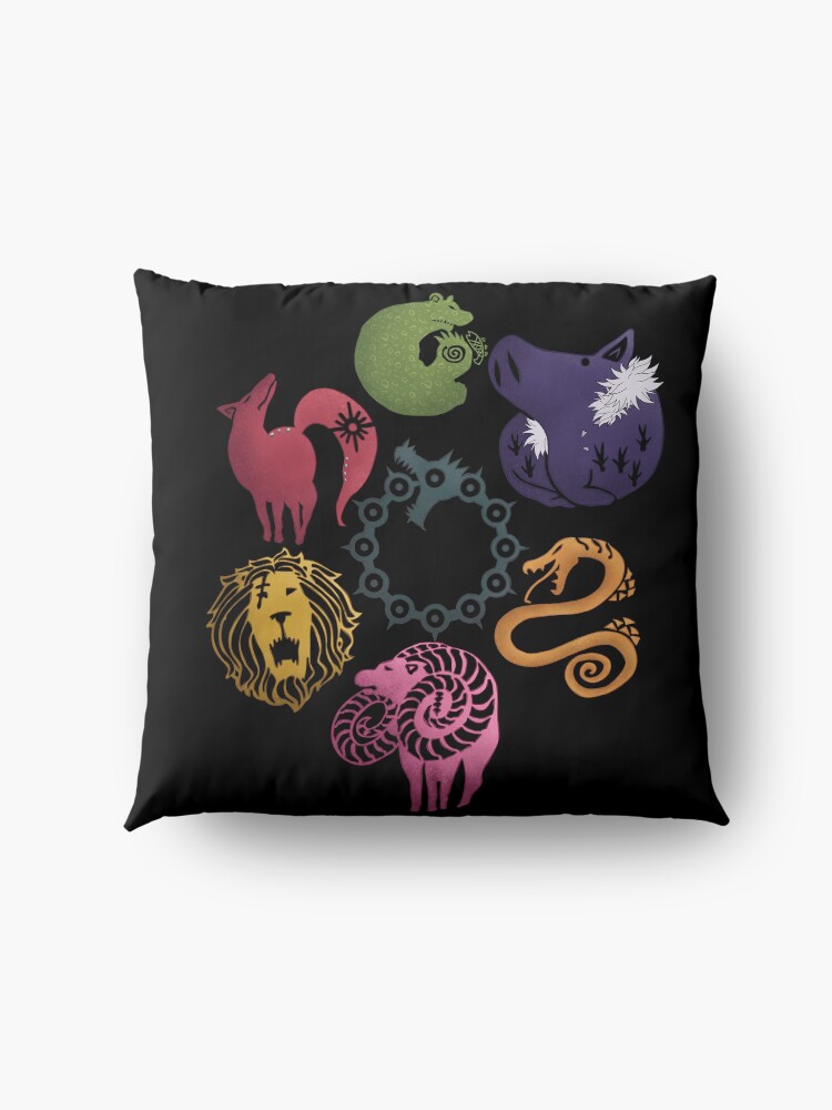 Alternate view of Seven deadly sins Floor Pillow
