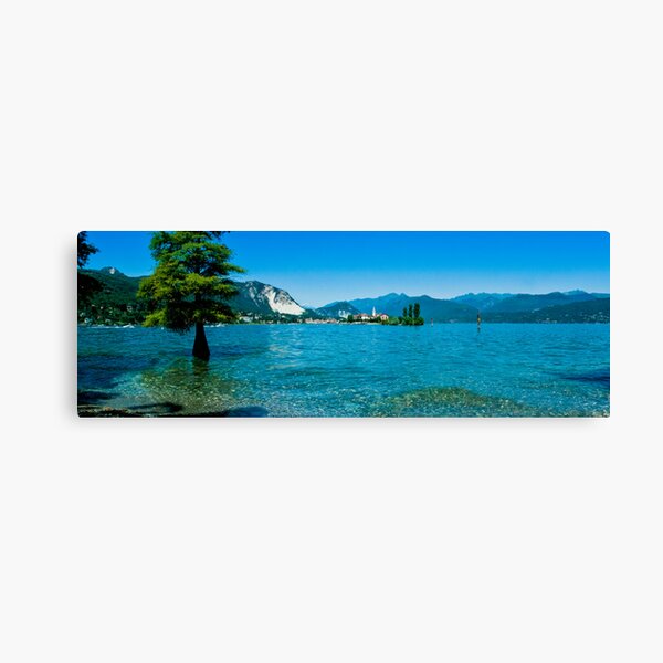 lago maggiore hdr, isola superiore o dei pescatori Canvas Print