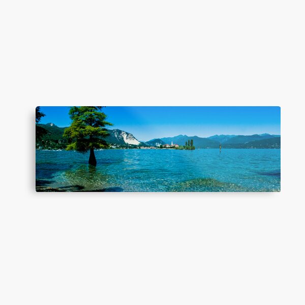 lago maggiore hdr, isola superiore o dei pescatori Metal Print