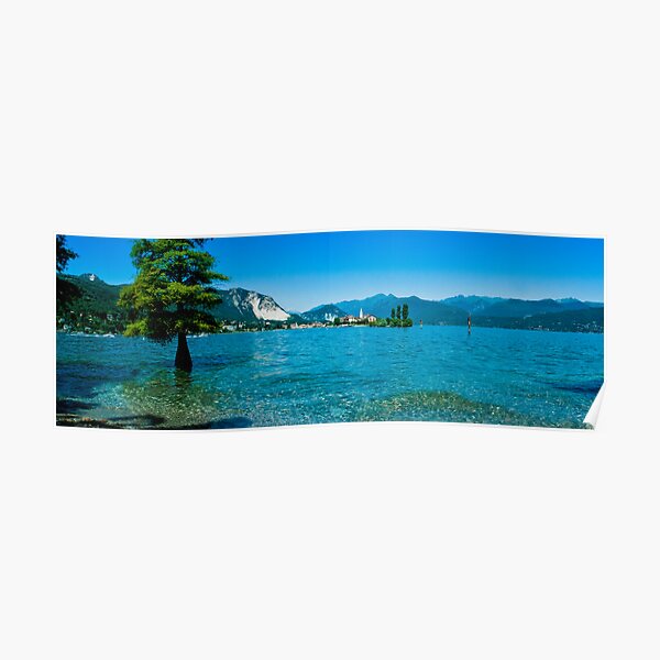 lago maggiore hdr, isola superiore o dei pescatori Poster