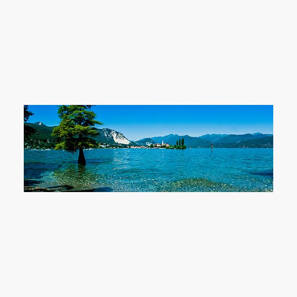 lago maggiore hdr, isola superiore o dei pescatori Photographic Print