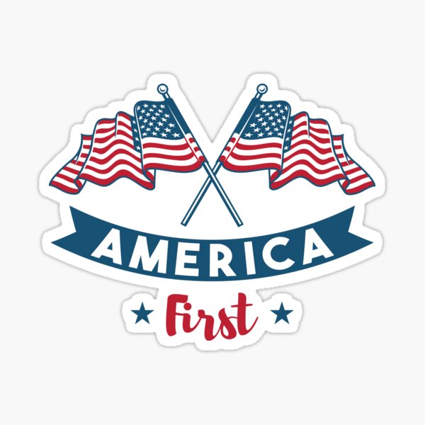 Item preview, America first Independence Day 4th Flag designed and sold by Monchid.
