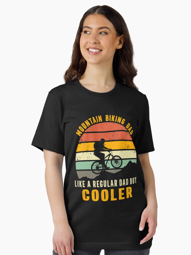 Thumbnail 2 of 7, Essential T-Shirt, mountain biking dad like a regular dad but cooler designed and sold by Art-of-amine.