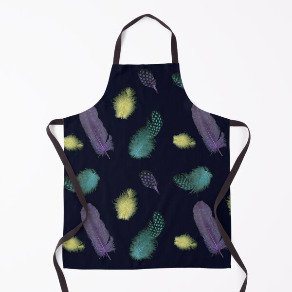 Item preview, Feathers with dots blue green turquoise purple yellow designed and sold by ChrissiCreation.