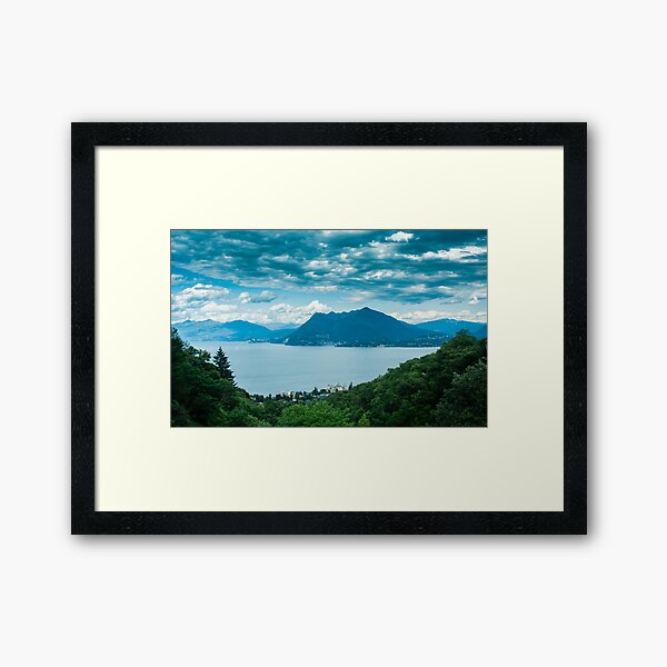 lago maggiore (001) Framed Art Print