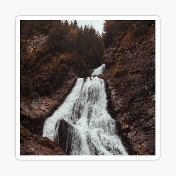 Forest Waterfall Sticker