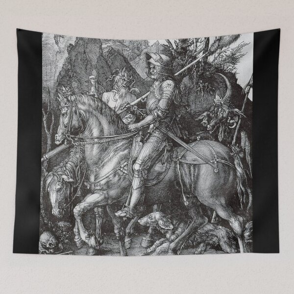 Item preview, Knight, Death and the Devil - Albrecht Durer - c1513 designed and sold by CrankyOldDude.