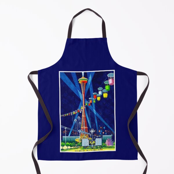 Item preview, SEATTLE WORLDS FAIR : Vintage 1962 Advertising Print designed and sold by posterbobs.