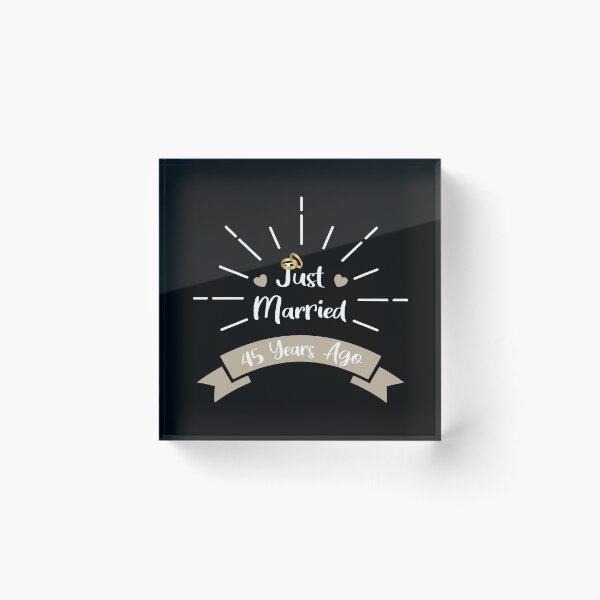 Item preview, Funny 45th Anniversary Just Married 45 Years Ago Marriage product designed and sold by Grabitees.
