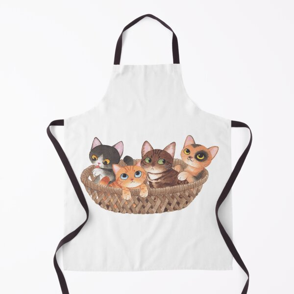 Item preview, Cats in basket designed and sold by Kaoryn Chan.