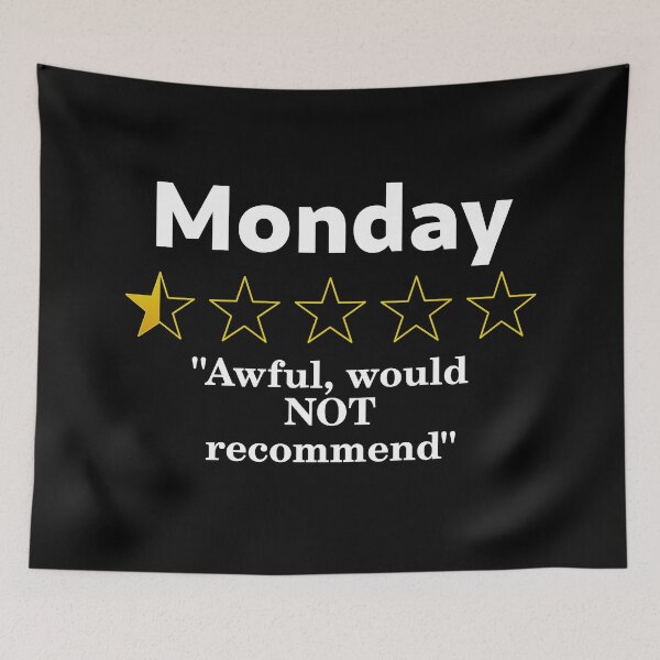 Item preview, Monday Review, Half a Star, Awful designed and sold by SolarCross.