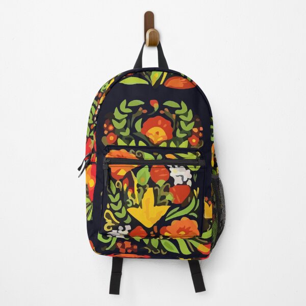 Vector design of pattern khokhloma Backpack