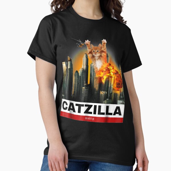 Artikel-Vorschau von CATZILLA - Lustige Katze für Katzenliebhaber zu Halloween, designt und verkauft von AzuolasJurkstas.