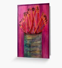 A Little Brush Work Greeting Card