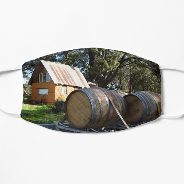 Wine Barrels at Magpie Springs Adelaide Hills Wine Region - Fleurieu Peninsula - by South Australian artist Avril Thomas Mask