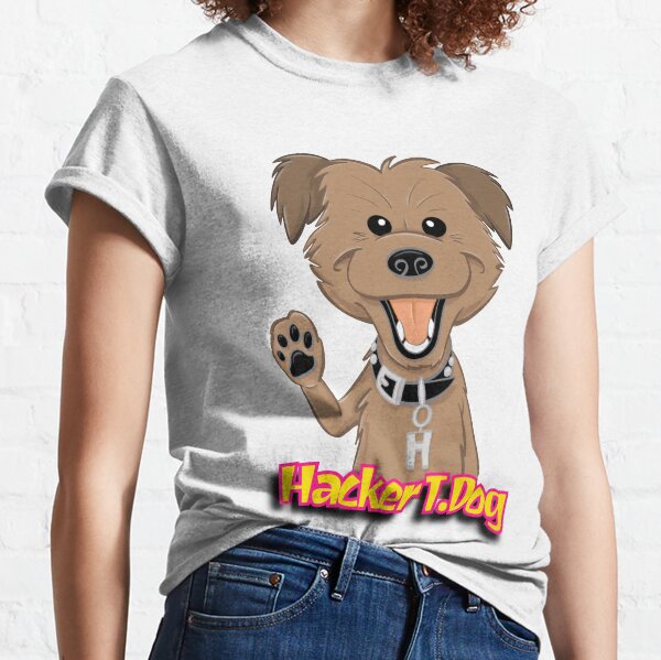 Item preview, HACKER T DOG (DOUGGY PLEDGER ART) designed and sold by Unspirations.