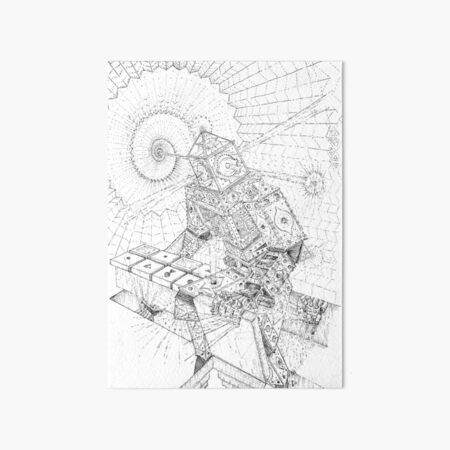 can see everything. Art Board Print