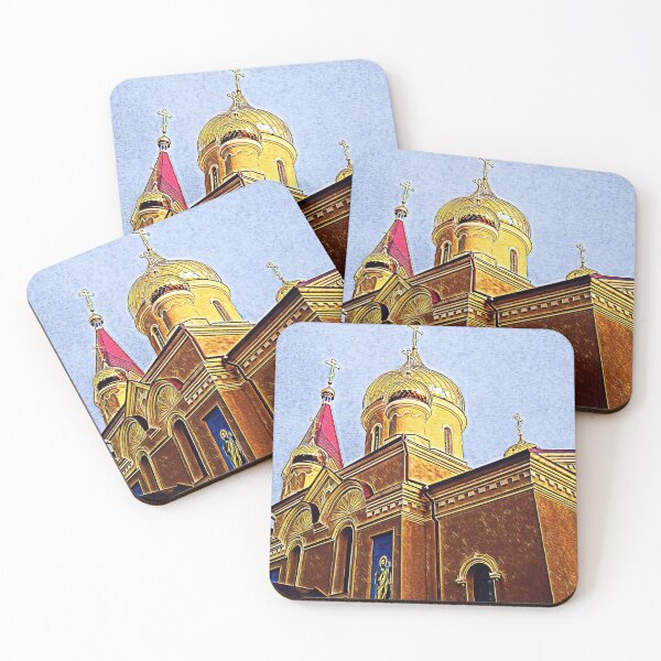 Item preview, Orthodox church with shining domes designed and sold by helenkaiy.