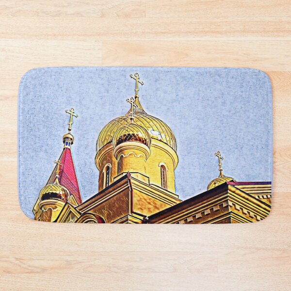 Item preview, Orthodox church with shining domes designed and sold by helenkaiy.