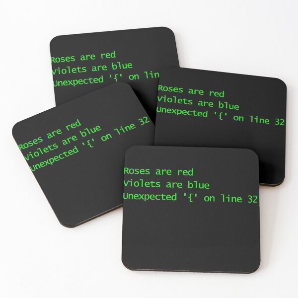 Item preview, Funny Coding Poem: Roses are red... designed and sold by Combat Design.