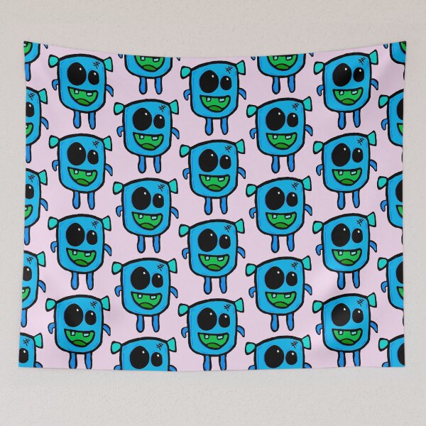 Item preview, Cute Blue Monster designed and sold by savrarr8.