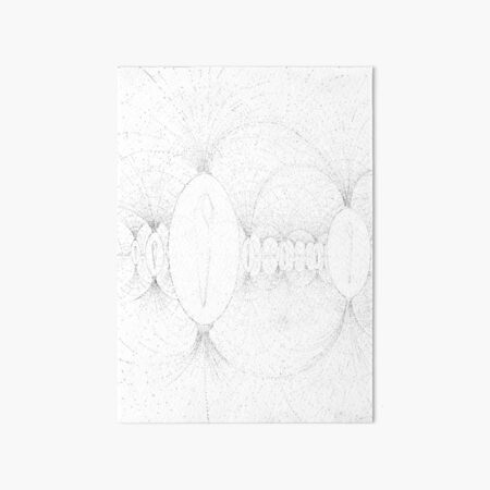 my body was like a crystal and there were others like me. Art Board Print