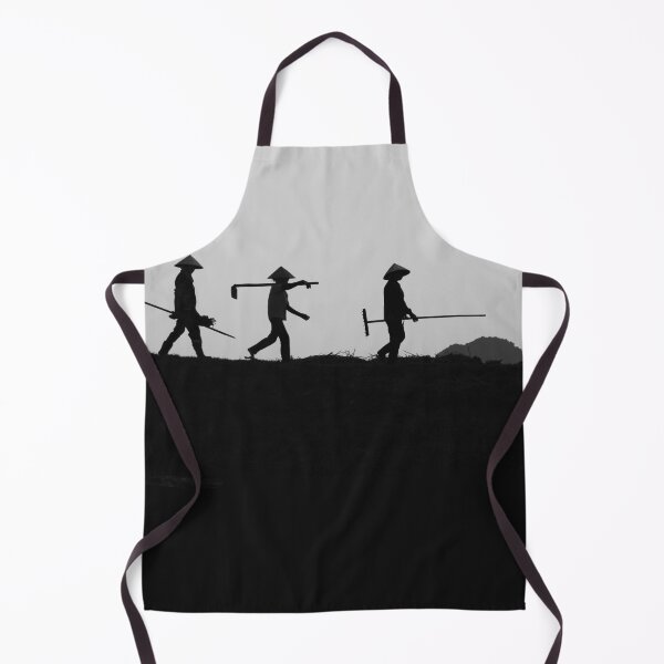 Item preview, Farmers going to rice fields silhouette, Vietnam designed and sold by worldways.