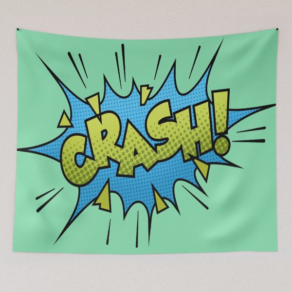 Item preview, Crash! Comics speach bubble - Super Heroes Unite! Collection designed and sold by Pinkaudi.