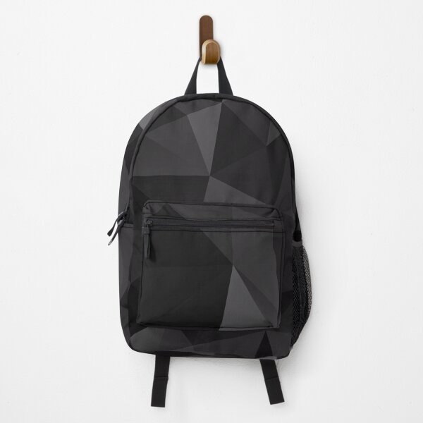 Item preview, Abstract background of triangles polygon wallpaper in black colors designed and sold by fuzzyfox.